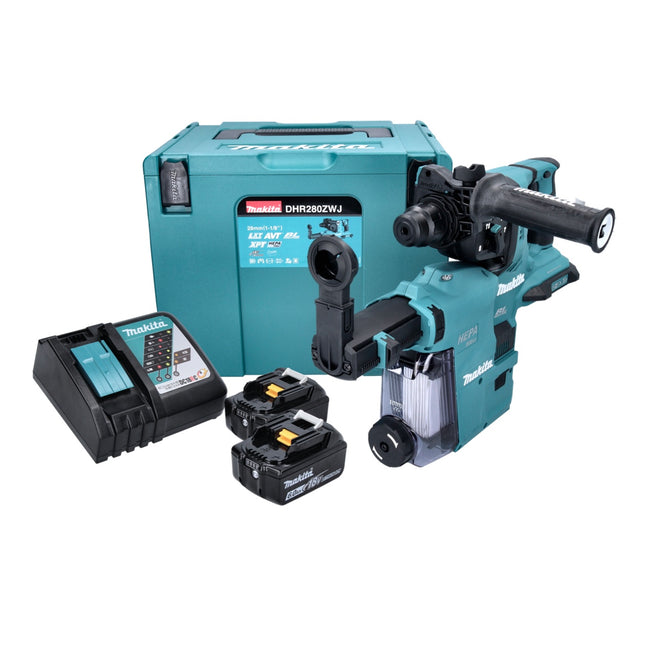 Makita DHR 280 ZJ Perforateur burineur sans fil SDS-PLUS, 36V (2x18V), sans balai, Solo + Makpac - sans batterie, sans chargeur