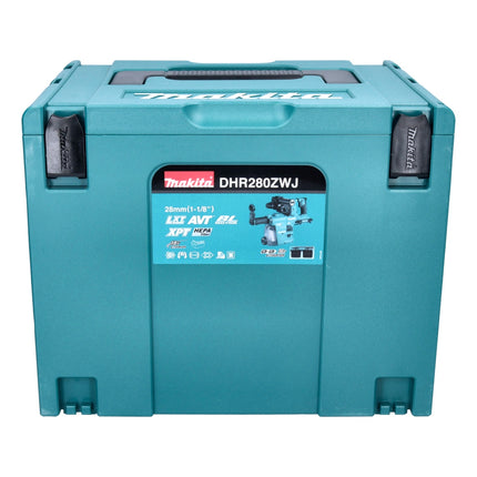 Makita DHR 280 ZJ Perforateur burineur sans fil SDS-PLUS, 36V (2x18V), sans balai, Solo + Makpac - sans batterie, sans chargeur