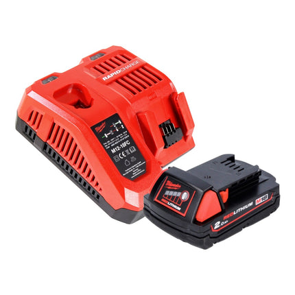 Milwaukee M18 TLED batterie lumière LED + 1x batterie 2,0 Ah + kit chargeur