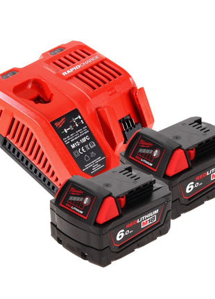 Milwaukee M18 TLED Lampe torche LED + 2x Batteries 6,0 Ah + Chargeur