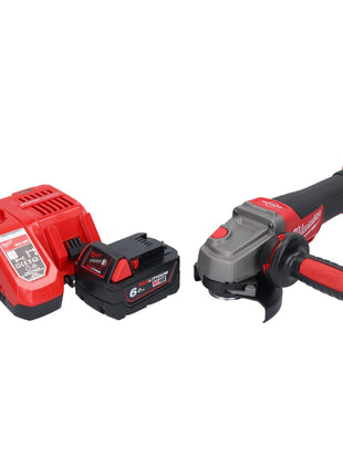 Milwaukee M18 CAG 115 XPDB Meuleuse d'angle sans fil 115mm 18V Brushless + 1x Batterie 6 Ah + Chargeur