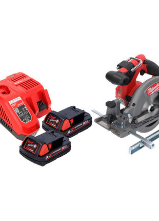 Milwaukee M18 CCS55-202 Akku Handkreissäge 18 V 165 mm + 2x Akku 2,0 Ah + Ladegerät