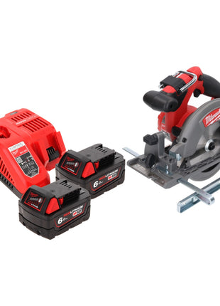 Milwaukee M18 CCS55-602FC Scie circulaire sans fil 165 mm 18V + 2x Batteries 6,0 Ah + Chargeur