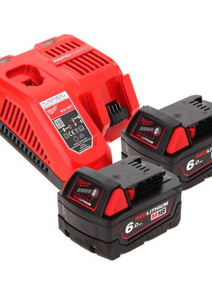 Milwaukee M18 CCS55-602FC Scie circulaire sans fil 165 mm 18V + 2x Batteries 6,0 Ah + Chargeur