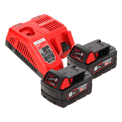 Milwaukee M18 CCS55-602FC Scie circulaire sans fil 165 mm 18V + 2x Batteries 6,0 Ah + Chargeur