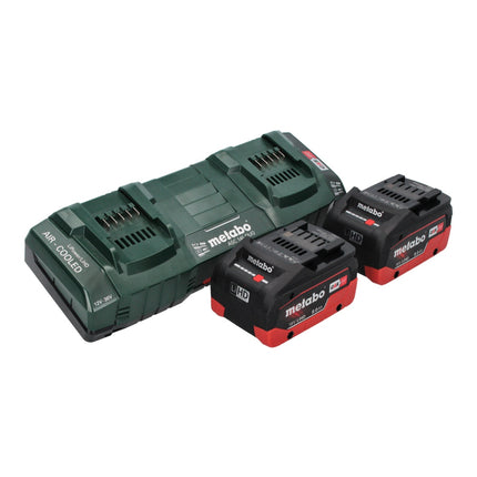 Metabo FSD 36-18 LTX BL 40 Débroussailleuse sans fil 36 V (2x 18 V) manche rond brushless + 2x Batteries 8,0 Ah + Chargeur double + Sangle arrière