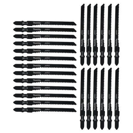 Makita BR-13 Lames de scie sauteuse pour le bois 70 mm pour scies sauteuses à queue en T 25 pcs. (A-85793-25)