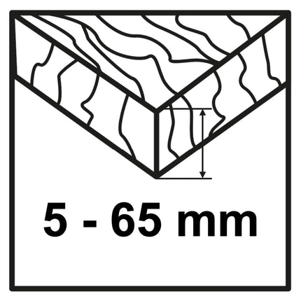 Makita BR-13 Lames de scie sauteuse pour le bois 70 mm pour scies sauteuses à queue en T 25 pcs. (A-85793-25)