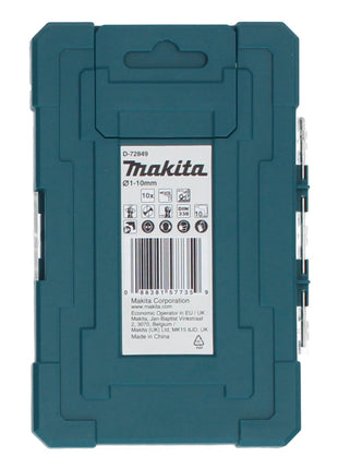 Juego de brocas Makita Brocas para metal HSS 10 piezas (D-72849)