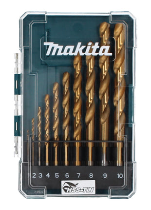 Juego de brocas Makita Brocas para metal HSS 10 piezas (D-72849)