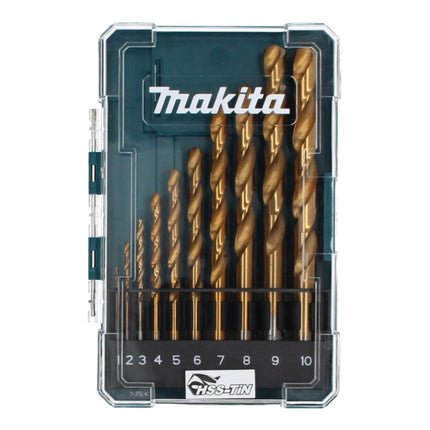 Makita jeu de forets HSS forets à métaux 10 pièces (D-72849)