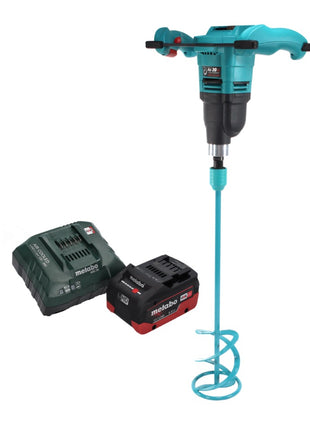 Batidora de mano a batería Collomix Xo 20 NC 18 V 40 l + agitador WK 140 HF 140 mm + 1x batería 5,5 Ah + cargador