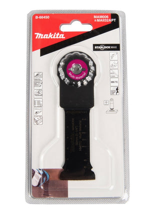 Makita MAM006 Tauchsägeblatt Starlock Max 32 x 70 mm 2 Stk. ( 2x B-66450 ) - Toolbrothers