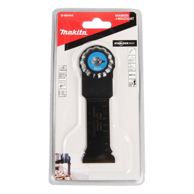 Makita MAM005 Tauchsägeblatt Starlock Max 32 x 70 mm 4 Stk. ( 4x B-66444 ) - Toolbrothers