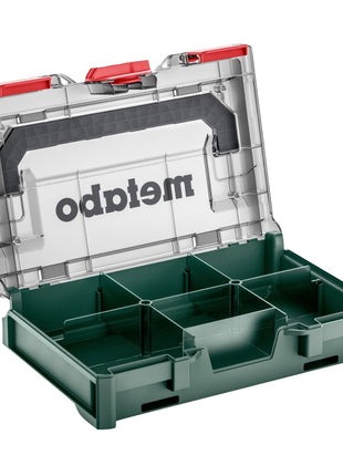 Metabo metaBOX 63 XS Organizador (626896000) Sistema Maleta de herramientas apilable 252 x 167 x 63 mm Solo