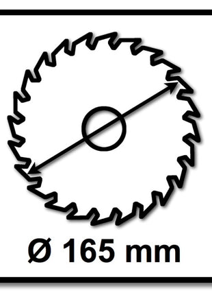 Makita CMSF16560E SPECIALIZED EFFICUT Sägeblatt 165 x 1,85 x 20 mm 2 Stk. ( 2x B-69864 ) 60 Zähne für Holz - Toolbrothers