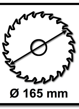 Makita CMSF16560E SPECIALIZED EFFICUT Sägeblatt 165 x 1,85 x 20 mm 4 Stk. ( 4x B-69864 ) 60 Zähne für Holz - Toolbrothers