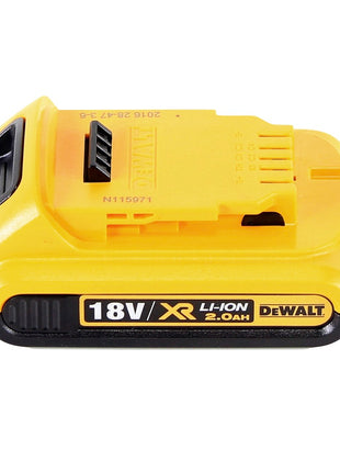 Scie circulaire sans fil DeWalt DCS 571 18 V 115 mm sans balais + 1x batterie 2,0 Ah + TSTAK - sans chargeur