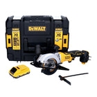 Scie circulaire sans fil DeWalt DCS 571 18 V 115 mm sans balais + 1x batterie 3,0 Ah + TSTAK - sans chargeur