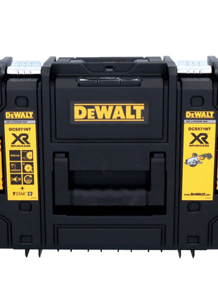 Scie circulaire sur batterie DeWalt DCS 571 L2 18 V 115 mm sans balais + 2x batteries 3,0 Ah + chargeur + TSTAK