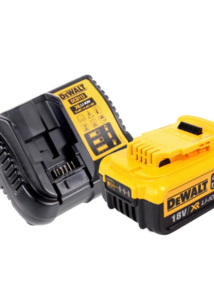 Scie circulaire sur batterie DeWalt DCS 571 M1 18 V 115 mm sans balai + 1x batterie 4,0 Ah + chargeur + TSTAK