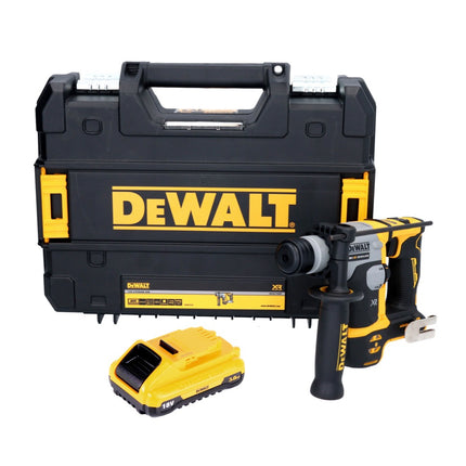 Marteau perforateur sur batterie DeWalt DCH 172 18 V 16 mm 1,4 Joule SDS plus brushless + 1x batterie 3,0 Ah + TSTAK - sans chargeur