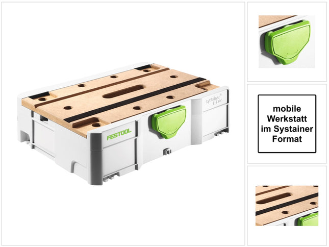 Festool T LOC SYS MFT Systainer Werkzeugkoffer mobile Werkbank 500076 396 x 296 x105 mm 0 - toolbrothers