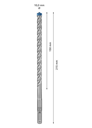 Bosch Expert SDS plus 7X taladro percutor 10,0 x 215 mm 50 piezas (2608900194) 4 filos Tecnología de carburo