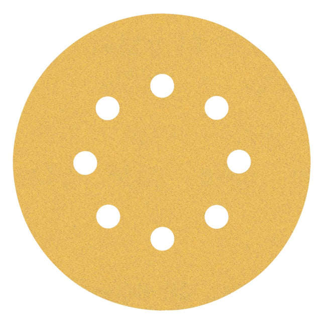 Bosch EXPERT C470 Feuille abrasive 125mm 8 trous G120 pour ponceuses excentriques - 50 pcs. (2608900912)