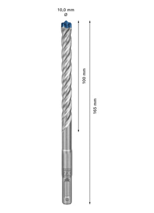 Bosch Expert Forets pour perforateur SDS plus 7X 10,0 x 165 mm - 50 pièces (2608900193)