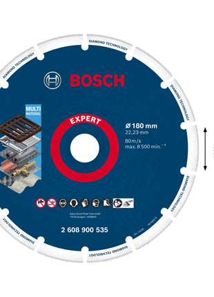 Bosch Expert Diamond Metal Wheel Trennscheibe 180 x 22,23 mm ( 2608900535 ) Diamond Technology