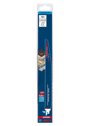 Bosch Expert S 1256 XHM Lames de scie sabre multi-matériaux 300 mm - 10 pièces (2608900395)