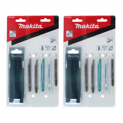 Makita B-44426 Set de lames de scie sauteuse pour bois / plastique / métal / parquet / laminé - 20 pcs. (2x B-44426)