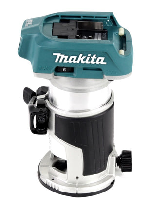 Makita DLX 3116 TJ Kit combiné sans fil, Perceuse-visseuse à percussion sans fil DHP 485 + Rabot sans fil DKP 180 + Fraiseuse multifonction sans fil DRT 50 + 2x Batteries 5,0 Ah + Chargeur + Makpac