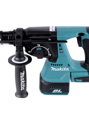 Makita DLX 4104 TJ1 Akku Combo Kit DGA 513 Winkelschleifer + DHP 481 Schlagbohrschrauber + DHR 243 Bohrhammer + DTD 153 Schlagschrauber + 3x Akku 5,0 Ah + Ladegerät  + 2x Makpac