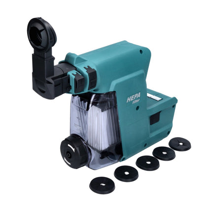 Makita DHR 243 ZJW Perforateur sans fil 18 V 2.0 J SDS plus brushless + Aspiration des poussières + Makpac - sans batterie, sans chargeur