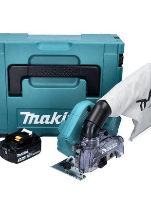 Makita DCC 500 F1J Akku Diamantschneider 18 V 125 mm Brushless + 1x Akku 3,0 Ah + Makpac - ohne Ladegerät - Toolbrothers