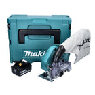 Makita DCC 500 G1J Akku Diamantschneider 18 V 125 mm Brushless + 1x Akku 6,0 Ah + Makpac - ohne Ladegerät - Toolbrothers