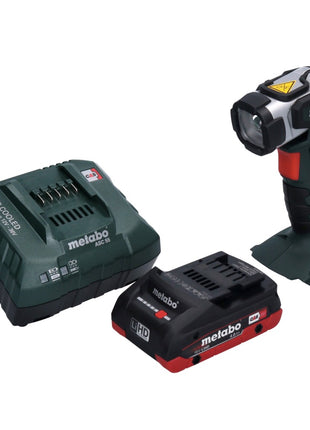 Metabo ULA 14.4 - Projecteur portatif à 18 LED sur batterie 18 V 280 lm + 1x batterie 4,0 Ah + chargeur