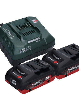 Metabo ULA 14.4 - Foco de mano con batería 18 LED 18 V 280 lm + 2x baterías 4,0 Ah + cargador