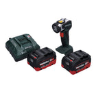 Metabo ULA 14.4 - Projecteur portatif à 18 LED sur batterie 18 V 280 lm + 2x batteries 5,5 Ah + chargeur