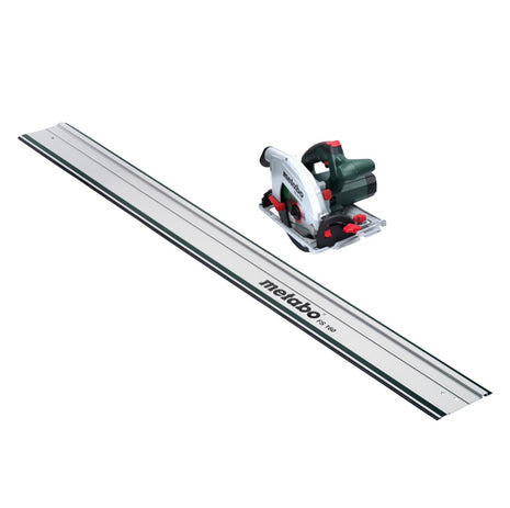 Metabo KS 66 FS Scie circulaire 1500 W 190 mm + 1x Lame de scie + Rail de guidage