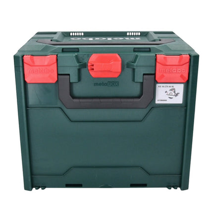 Metabo KS 18 LTX 66 BL Scie circulaire portative sans fil 18 V 165 mm + guide-chaîne + metaBOX - sans batterie, sans chargeur