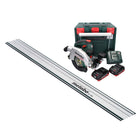 Metabo KS 18 LTX 66 BL Scie circulaire portative sans fil 18 V 165 mm + 2x batterie 4,0 Ah + chargeur + guide-chaîne + metaBOX