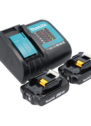 Pulidora excéntrica a batería Makita DPO 600 SAX 18 V 150 mm XPT Brushless + 2x baterías 2.0 Ah + cargador + Makbox Maxi