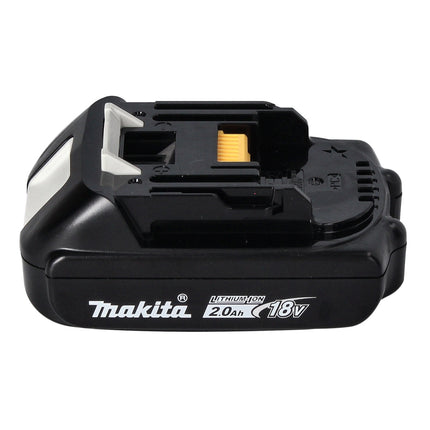 Makita DBO 380 A1J Ponceuse vibrante sans fil 18 V - 93 x 185 mm - Brushless + 1x Batterie 2,0 Ah + Makpac - sans chargeur