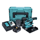 Makita DBO 380 RF1J Ponceuse orbitale sans fil 18 V 93 x 185 mm brushless + 1x Batterie 3,0 Ah + Chargeur + Makpac