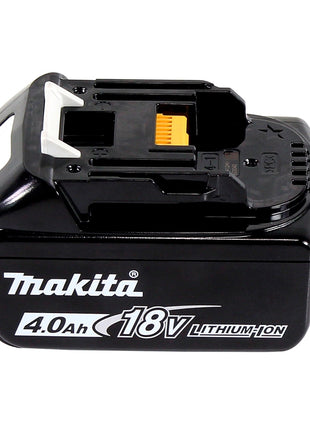 Makita DBO 380 M1J Ponceuse orbitale sur batterie 18 V 93 x 185 mm sans balais + 1x batterie 4,0 Ah + Makpac - sans chargeur