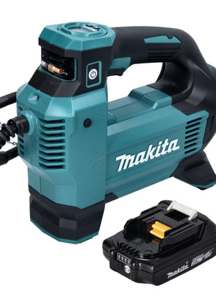 Makita DMP 181 A1 Akku Kompressor 18 V 11,1 bar + 1x Akku 2,0 Ah - ohne Ladegerät