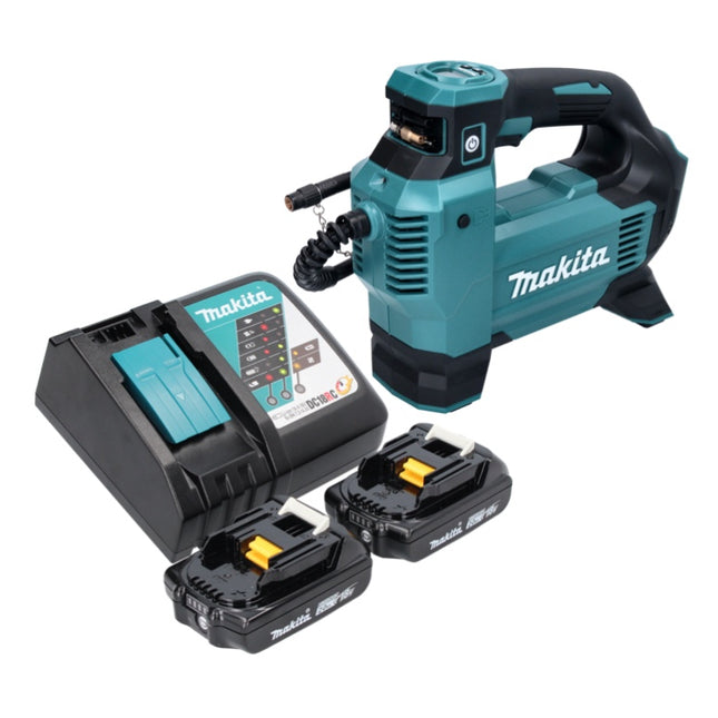 Makita DMP 181 RA Compresseur sans fil 18 V 11,1 bar + 2x batterie 2,0 Ah + chargeur
